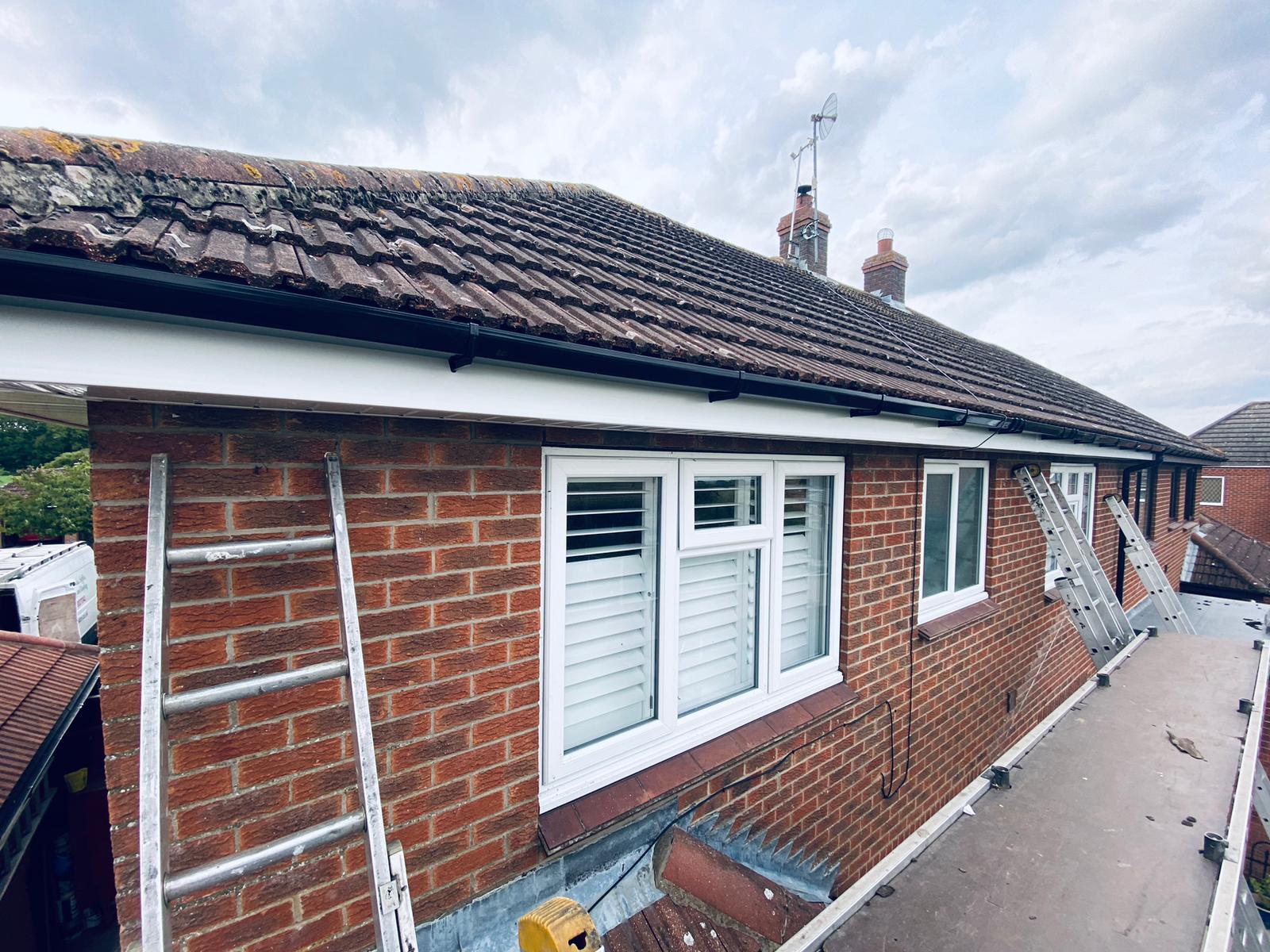 Fascia, soffit and guttering installation